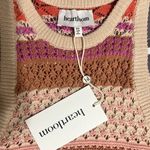 Heartloom Striped Crotchet Kenzie Tank in Ecru Size XS NWT Photo 6