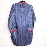 SLEEP club satin pinstripe night shirt Size M Photo 4