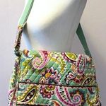 Vera Bradley Tutti Frutti Paisley Quilted Cotton Diaper Shoulder Laptop Bag Photo 0