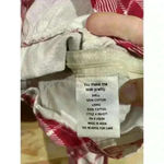 Rahi Red/White Plaid Blossom Top, M Red Size M Photo 7