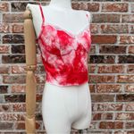 SheIn Tie dyed neon crop top with lace accents / 1X / Excellent condition Photo 5