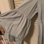 Light olive green flare arm shirt Size M Photo 1