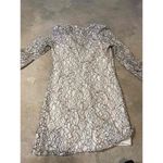 WAYF White Bell Sleeve Lace Overlay Shift Dress Size XS Photo 5