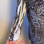 Only Black and White Graphic Blouse with 3/4 Sleeves Photo 4