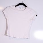 Reformation Muse Crew Neck Short Sleeve Ribbed Crop Organic Cotton Tee Shirt XS Photo 0