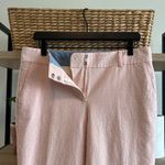 Ann Taylor Mid-Rise Seersucker Stretch Cotton Woven Cropped Career Dress Pant Tr Photo 7