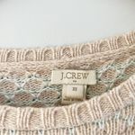 J.Crew Striped Lambswool Neutral Honeycomb-Stitch Sweater Size XS Photo 4