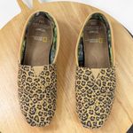 Toms  National Geographic Alpargata Leopard Print Slip On Shoes Tan 8.5 Photo 2