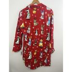 Nick & Nora New  Reindogs Christmas Nightgown Dog Pajamas Large Sleep Shirt Red Photo 6