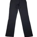 Everlane  Stretch Ponte Knit Skinny Pants Size Small Charcoal Gray Black Side Zip Photo 2