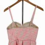 Moulinette Soeurs Anthro Pink Tweed Convertible Strapless Dress size 6 Photo 7