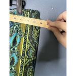 Sunny Leigh  Wide Leg Pants Women's Size Med Stretch Paisley Art to Wear Palazzo Photo 5