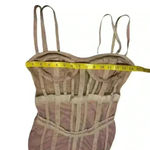 Missguided Misguided Women’s Mesh Bandage Corset Detail Mini Dress stretchy material. Photo 13