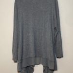 Calvin Klein Women’s  cascade waterfall open cardigan knit top gray XL dressy Photo 1