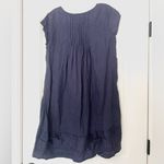 Sundance Linen Pleated PinTuck Viv Day Relaxed Shift Dress Photo 5