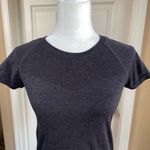 Zella Z by Seamless Short Sleeve Tee (Charcoal Gray) - Medium Photo 1