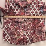 Chicos Womens‎ Button Up Blouse 16P Or 3P Burgundy Professional Business Career Red Photo 11