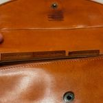 Underwood London Brown Leather Envelope Clutch Organizer Travel Document Holder Photo 9