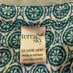 Terra & Sky Women’s Tortoise  Blouse Photo 2