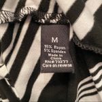 Apt. 9  || Black/white striped skirt w/ front slits Photo 5