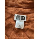 Latino Floral Embroidered Shirt Button Up Size XL Pumpkin Harvest Festival NWT Photo 3