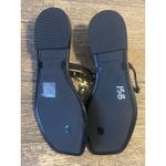 Tory Burch  Roxanne Women's Black Jelly Flip Flop Sandals Size 7M Photo 2