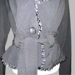 D.F.A. Brand Women's Black Ruffle Jacket Photo 3
