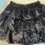 Peach Love California  Feelin' Witchy black sequin tiered mini skirt Photo 7