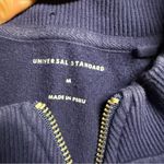 Universal Standard  Zoe Half Zip Funnel Neck Pullover Sweatshirt in Purple M EUC Photo 2