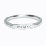 Pura Vida Silver Wave Ring Photo 0