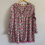 Roller Rabbit  Dakini Floral Ziva Tunic Swim‎ Cover up Size Medium Photo 2