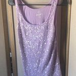 Old Navy  Lavender Sequin Tank Top medium Photo 0