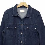 BLDWN Womens M Leon Denim Jean Jacket Dark Wash NEW Size M Photo 3