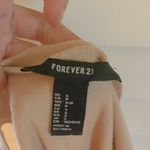 Forever 21 NWT  Tan Mini Dress Small S Coquette Casual Lattice front Photo 4