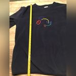 Disney Vintage Mickey Mouse embroidered sweater shirt navy blue size XXL Photo 3