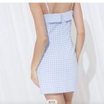 Illa Illa Baby Blue and White Seersucker Gingham Dress🦋💙 Photo 1