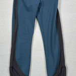 Lululemon Leggings 6 Womens Teal Blue & Black High Rise Athletic Yoga Gym Pocket Photo 0