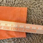 Ruff Hewn Ruff‎ Hewn Women's Orange Leather Long Sleeve Pocketed Full Zip Jacket Medium Photo 5