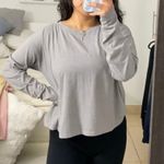 H&M Gray Activewear Long Sleeve Photo 0
