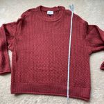 Universal Threads Universal Thread Women's Rust Red Knit Crewneck Pullover Sweater - Size L - EUC Photo 5