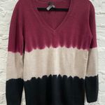 AQUA Cashmere Tie Dye Stripe Sweater Photo 1