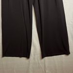 Eileen Fisher Black Wide Leg Palazzo Pants Size L Pull On Organic Cotton Spandex Photo 5