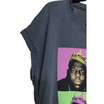 Free People  Daydreamer Biggie Slit Hi Lo Tee Gray Women’s Size Small Photo 4