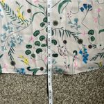 H&M Anna Glover x Cream Dress Floral Design Tunic Flowy Casual Formal Summer Photo 9