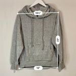 Treasure & Bond Women’s Velour Treatment Hoodie Grey Light Heather Size XS NWT Photo 5
