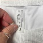 White Striped Bikini Set with Pearl detail Size 1X Photo 2