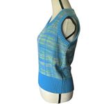 Vintage Puccini 2 piece Belted sweater set. Size 16. Blue Photo 6