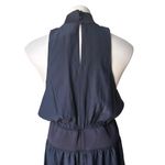 NWT, CINQ À SEPT Fern Sleeveless Mini Dress, Navy, Sz XL Blue Photo 7