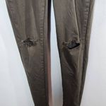 American Bazi  Army Green Overalls with Distressing Size Medium Slim-leg Overalls Photo 4