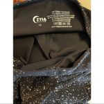 Zyia  Black Reflective Mirage Pocket Light n Tight Hi-Rise 7/8 24" Size 12 Photo 2